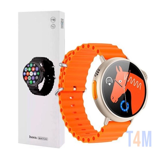 Smartwatch Hoco Y18 1.52" (Versión Llamada) Dorado